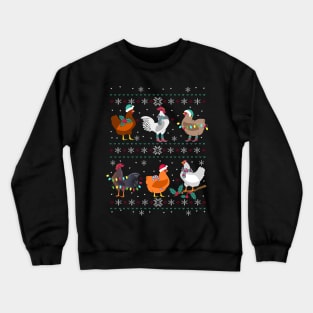 Funny Chicken Ugly Christmas Crewneck Sweatshirt